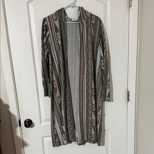 Cato Heather Gray Knit Cardigan